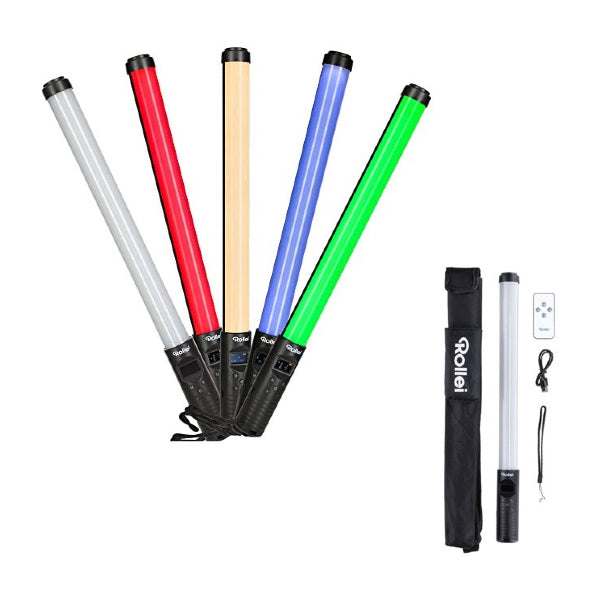 Rollei Tubo Led Glow RGB con Monkey Pod Rollei Tubo Led Glow RGB con Monkey Pod